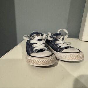 Converse Kids Navy and White Sneakers